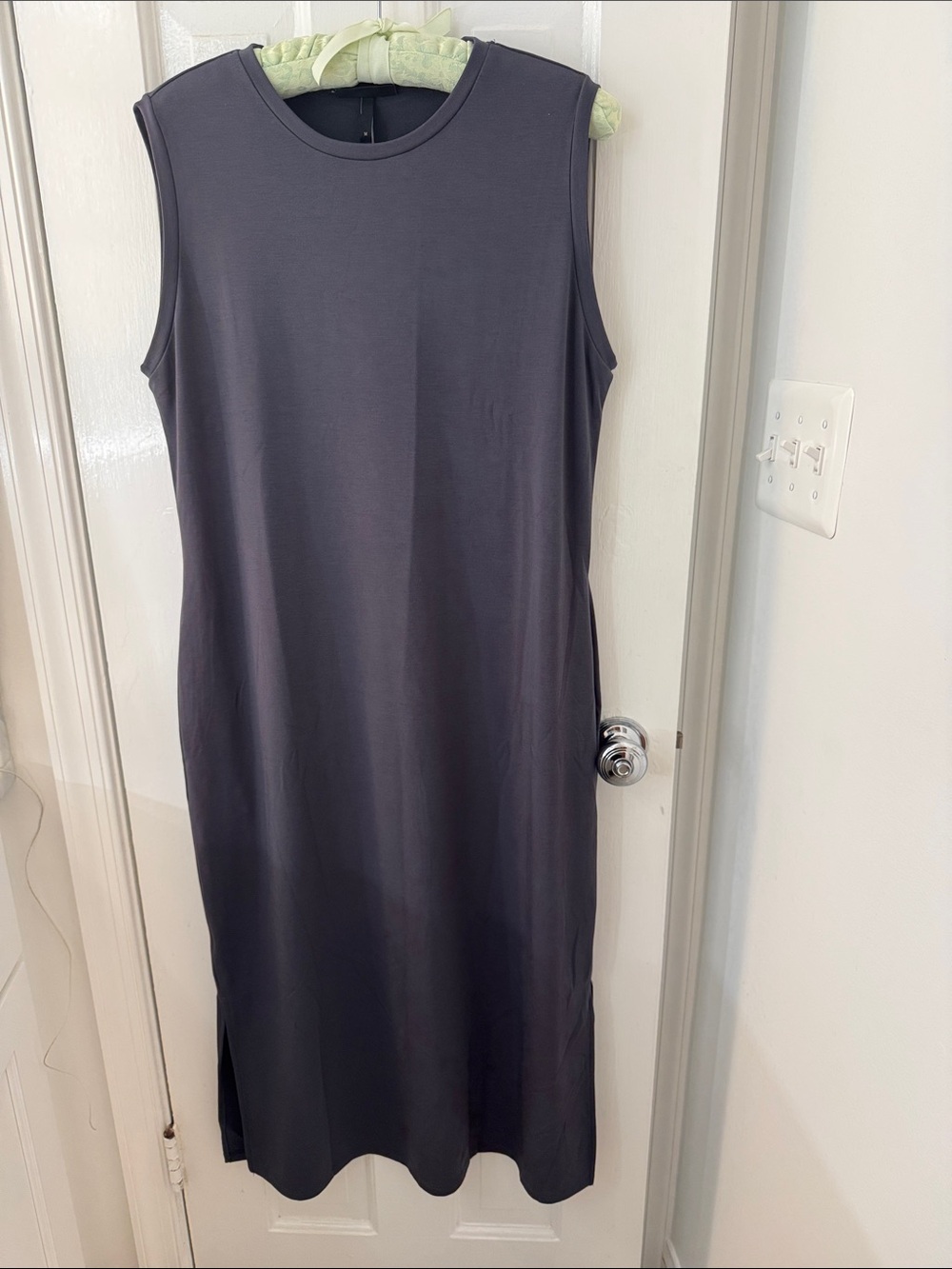 Cozy Earth Dark Navy/grey T-shirt dress - Cozy Earth NWOT